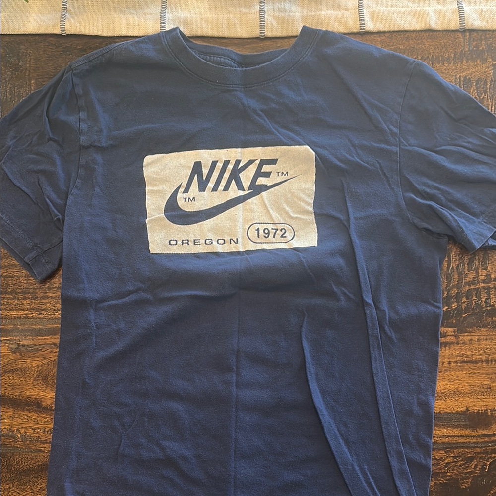 Nike Blue Short Sleeve Tees Casual Comfort